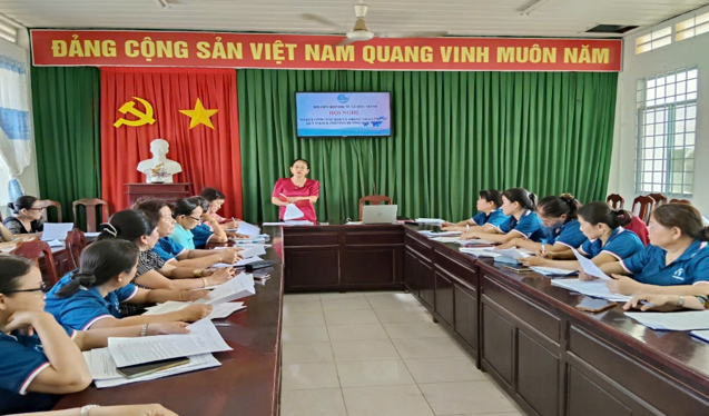 Hội Liên Hiệp phụ nữ xã Hiếu Thành tổ chức Hội nghị Sơ kết công tác Hội và phong trào phụ nữ quý I năm 2026