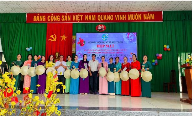 Hội Liên hiệp Phụ nữ xã Hiếu Thành tổ chức họp mặt kỷ niệm 116 năm ngày Quốc tế Phụ nữ (08/3/1910 – 08/3/2026).