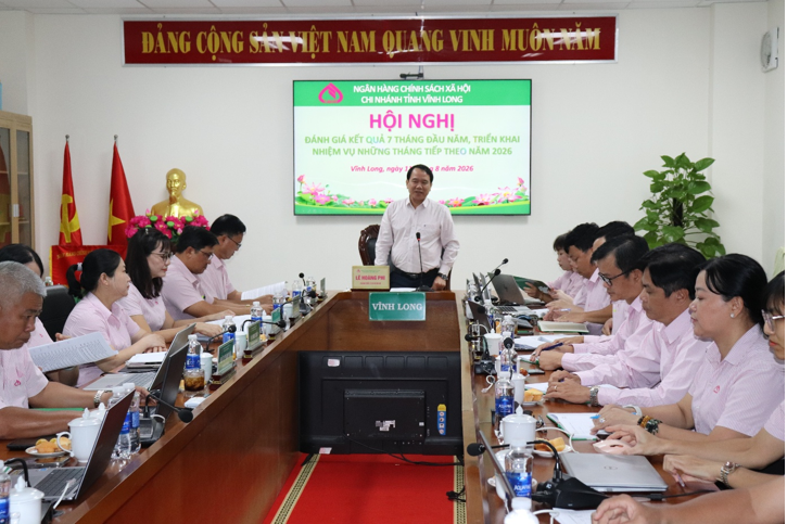 Chi nhánh NHCSXH tỉnh Vĩnh Long: Đoàn kết, kỷ cương, nâng cao chất lượng tín dụng, quyết tâm hoàn thành nhiệm vụ năm 2026.